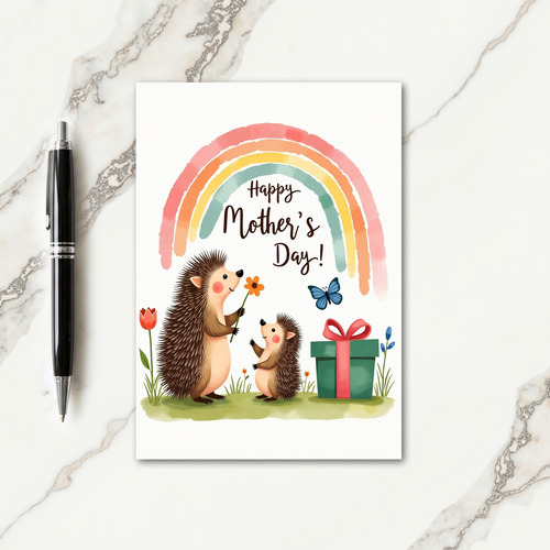 Spiky Sweet Mothers Day Art Card