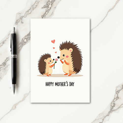 Spiky Sweet Mothers Day Card