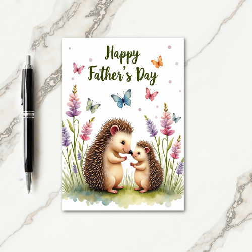 Spiny Friends Fathers Day Card