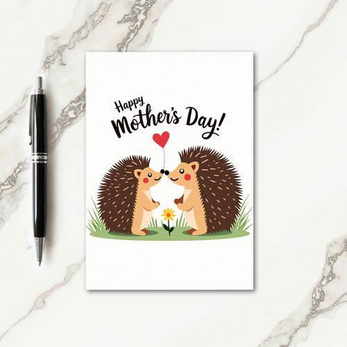 Spiny Sweet Mothers Day Card