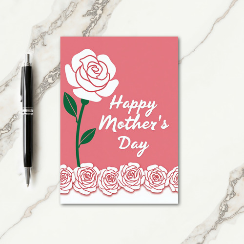 Spiraling Floral Card