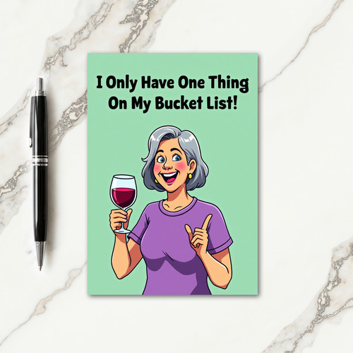 Spirited Smile Birthday Card