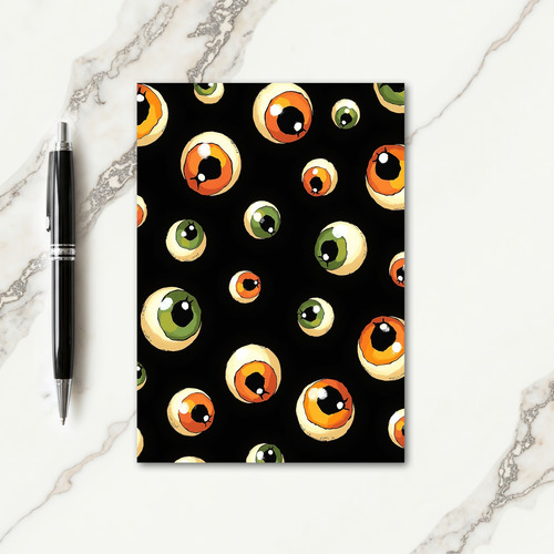 Spooky Floating Eyes Card