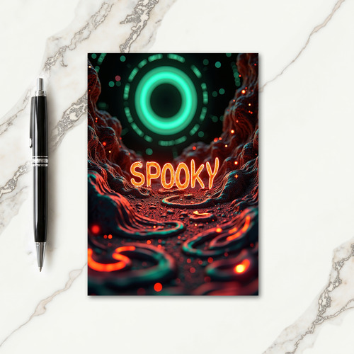 Spooky Glowing Cavern Card thumbnail
