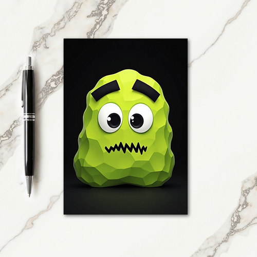 Spooky Green Creature Card