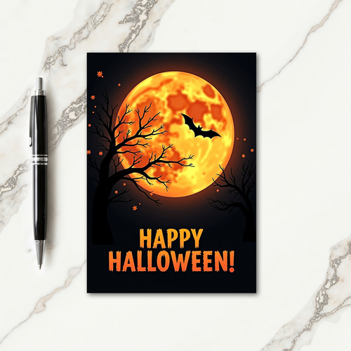 Spooky Halloween Night Card