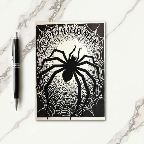 Spooky Halloween Wishes Card
