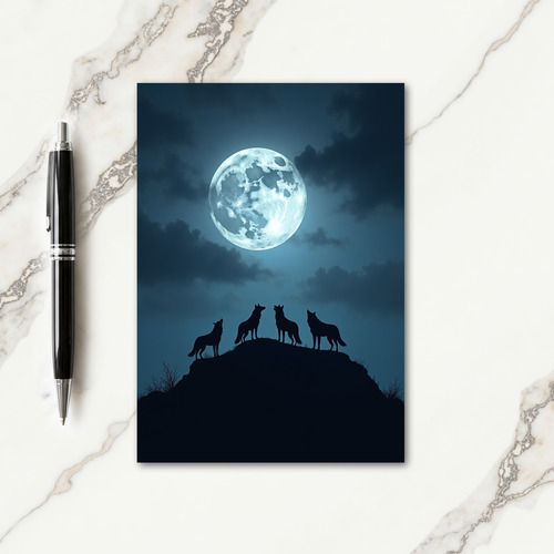 Spooky Howl Night Card