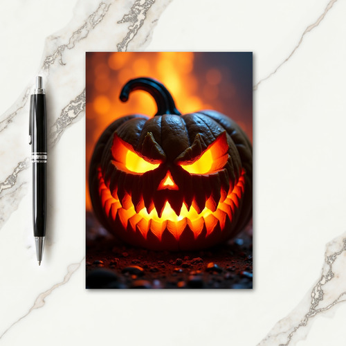 Spooky Jack Olantern Card