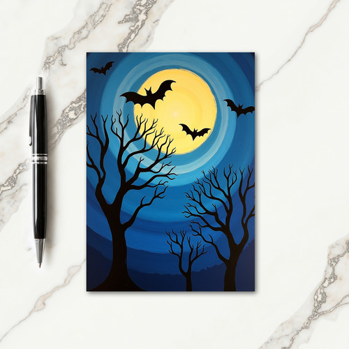 Spooky Moonlit Night Card