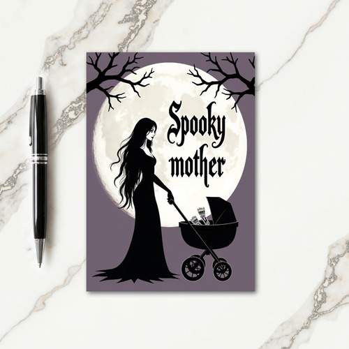 Spooky Mother Themed Card