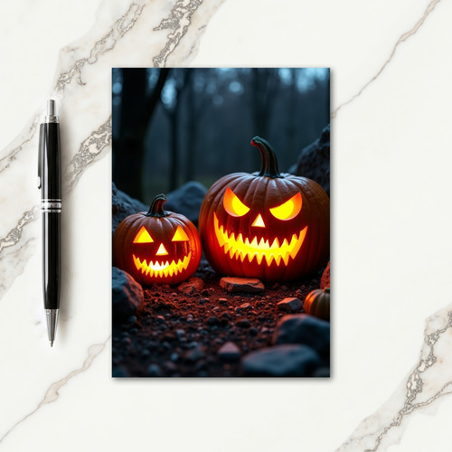 Spooky Night Glow Card