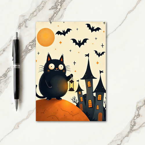 Spooky Night Lantern Card