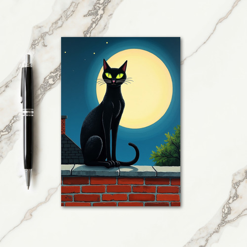 Spooky Night Watcher Card