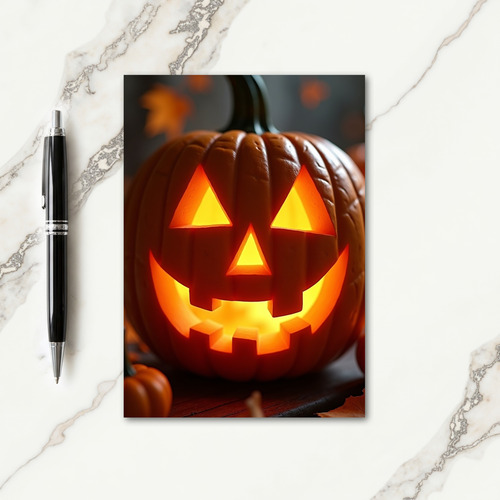 Spooky Nights Bright Face Card