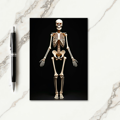 Spooky Skeletons Grin Card