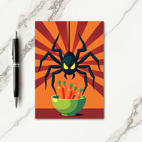 Spooky Spider Treat Card
