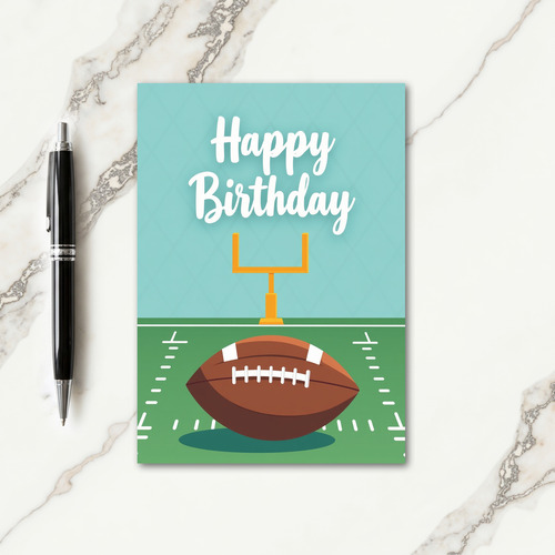 Sports Field Birthday Card