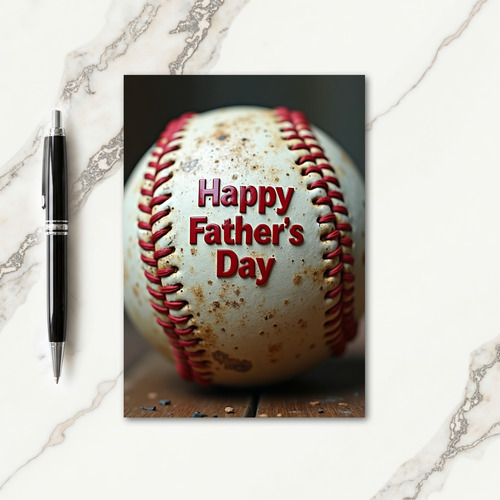 Sports Orb Fathers Day Card