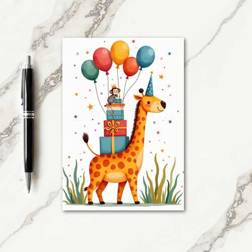 Spotted Animal Birthday Card