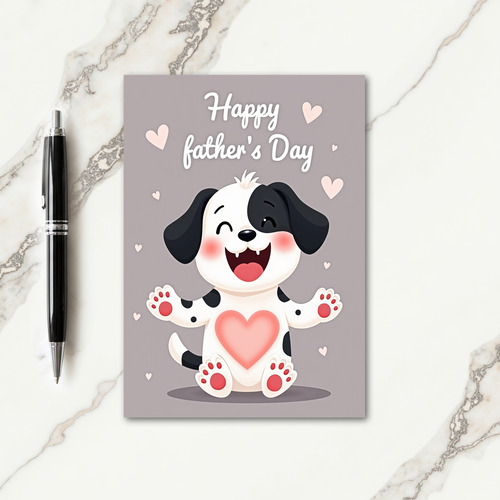 Spotted Animal Fathers Day Card