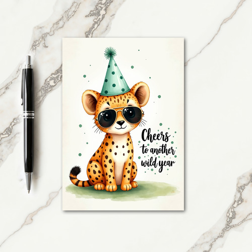 Spotted Cat Party Card
