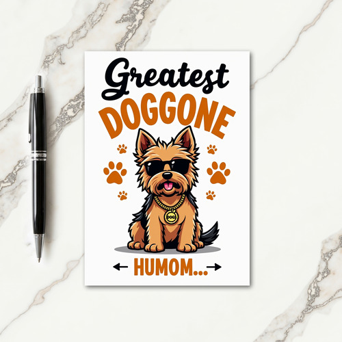 Spotted Cool Canine Humom Card