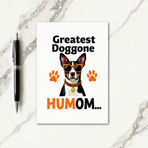 Spotted Cool Dog Card