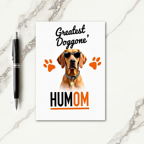 Spotted Dog Portrait Card