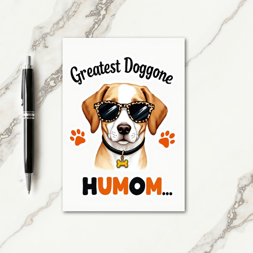 Spotted Frames Canine Card