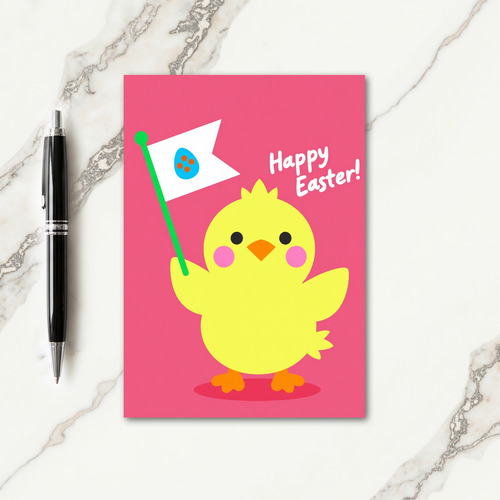 Spotted Oval Easter Card