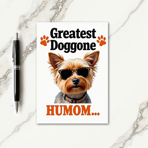 Spotted Pet Great Humom Card
