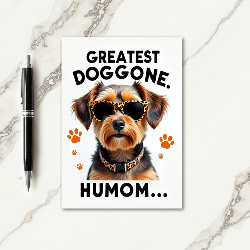 Spotted Pup Fashion Card