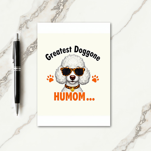 Spotted Pup Portrait Card