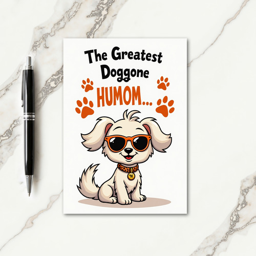 Spotted Puppy Love Greeting Card