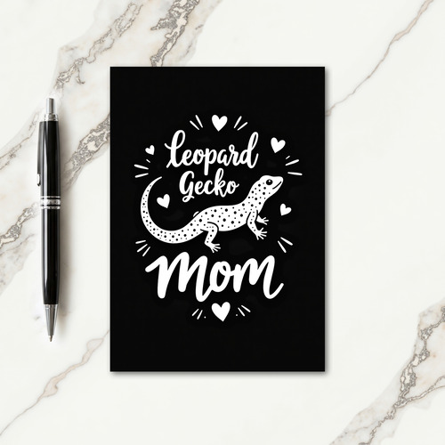 Spotted Reptile Mothers Day Card