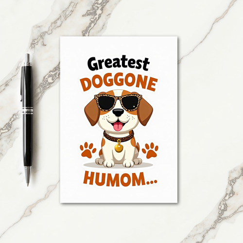 Spotted Shades Canine Card