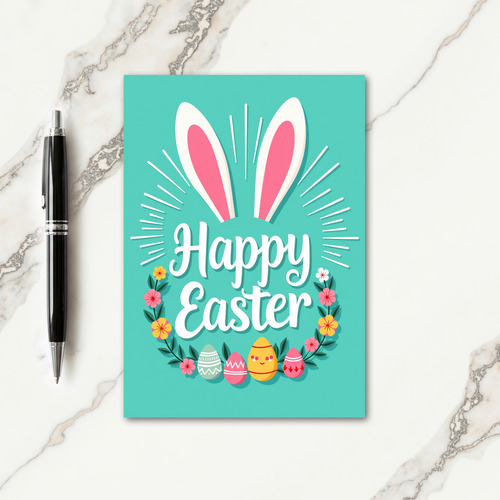 Spring Animal Ears Pattern Card
