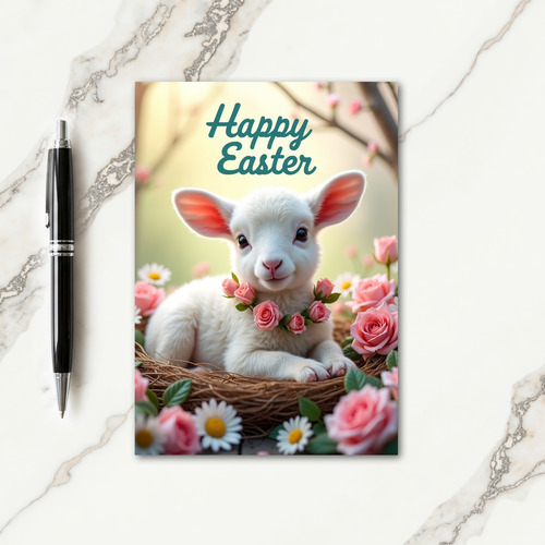 Spring Animal Easter Card