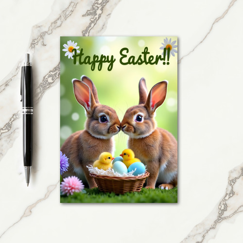 Spring Animal Friends Greeting Card