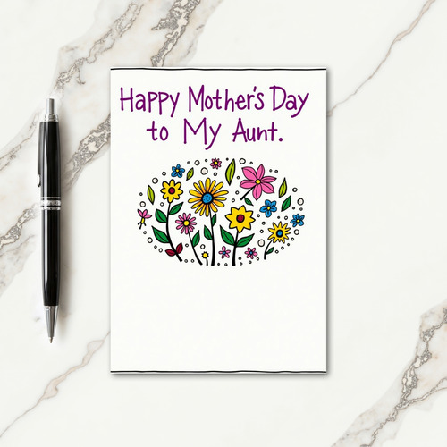 Spring Aunts Day Card