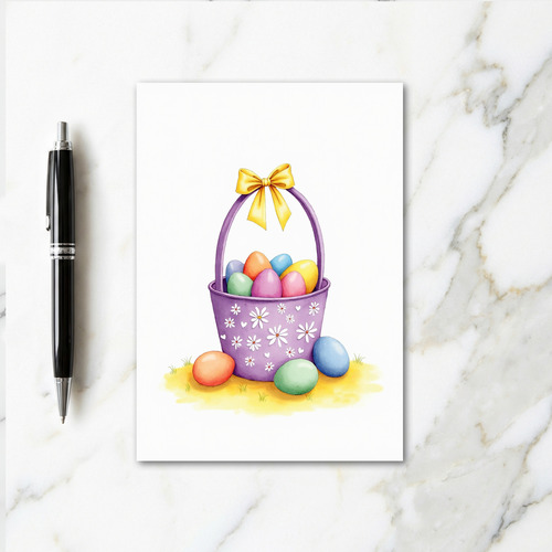 Spring Basket Of Joy Card