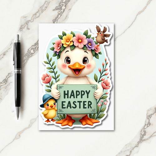 Spring Birds Celebration Card