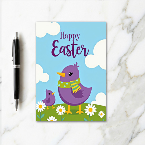 Spring Birds Easter Wish Card