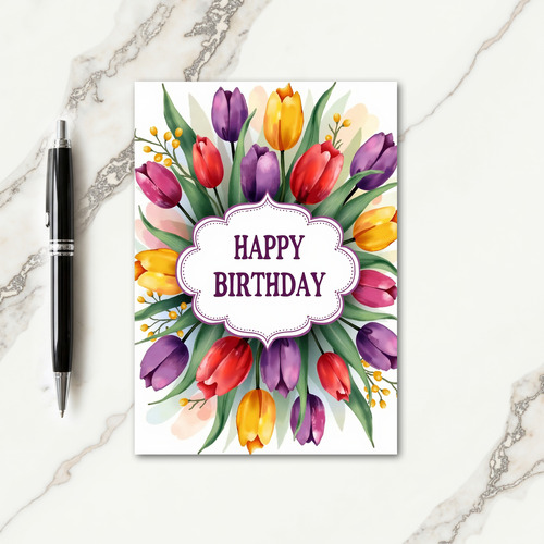 Spring Birthday Card
