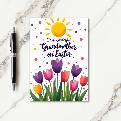 Spring Blooms Appreciation Card