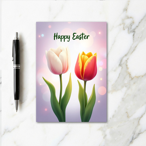 Spring Blossom Happy Easter Card