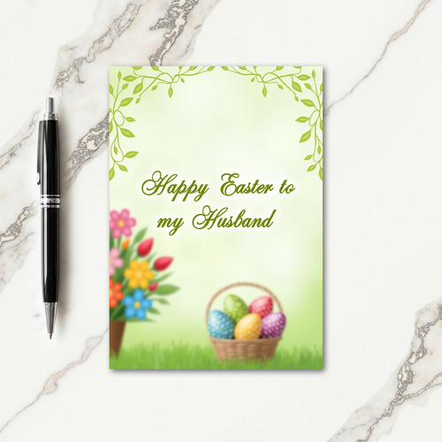 Spring Blossoms Easter Card