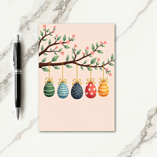 Spring Branch Pattern Card