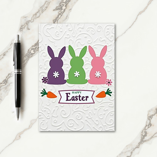 Spring Bunnies Celebration Card